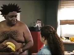 Culo grasso nero caldo