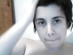 Figa pelosa e ascelle su figa sfregamento gal