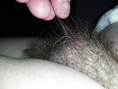 Bella figa pelosa Cicciottelle morbido lucido fuori dalla doccia